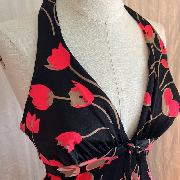 DeWeese Design vintage 70s après swim halter maxi - Picture 2 of 10